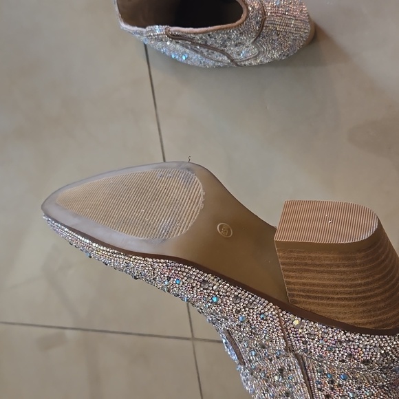 Cushion aire rhinestone Bravo cowboy boots 6.5 - Picture 3 of 9